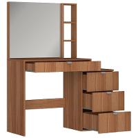 Penteadeira Nova Mobile Anne com Espelho e 4 Gavetas