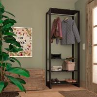 Roupeiro Closet Nova Mobile Yes com 3 Prateleiras e Cabideiro - 1