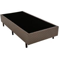 Base Box para Colchão de Solteiro Biflex Ilhéus 39x88x188cm - Marrom - 1