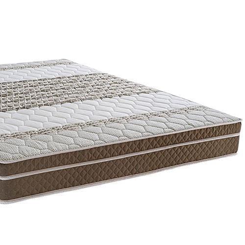 Colchão Queen Size Ilhéus com Molas Ensacadas e Euro Pillow 24x158x198cm - Marrom e Bege - 5