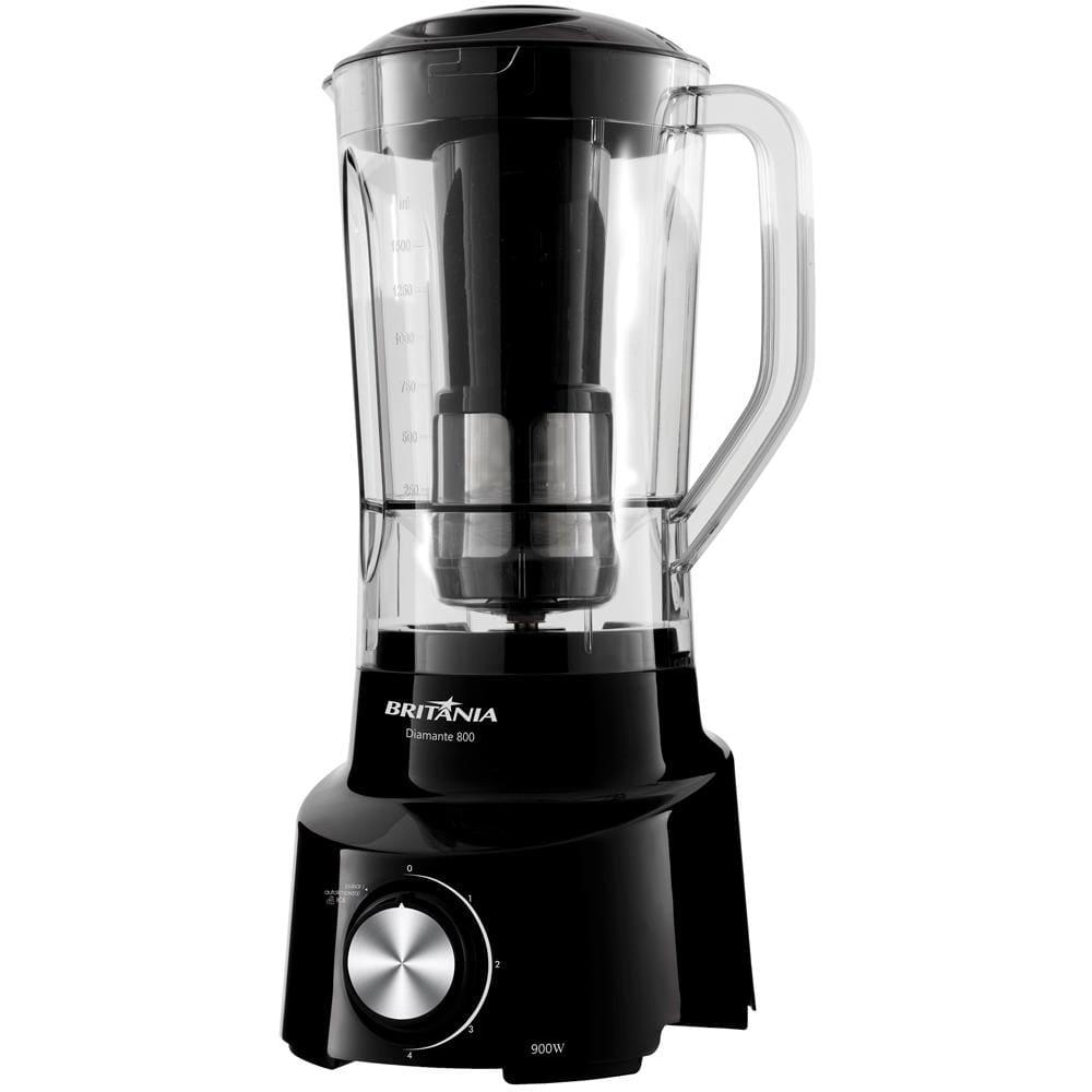 Liquidificador Britânia Diamante 800 com Função Ice, Função Pulsar, 1050W e 4 Velocidades - Preto - 3