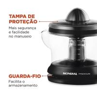 Espremedor de Frutas Mondial Premium E-02 - Preto