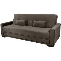 Sofá-Cama 3 Lugares Matrix Grazi Revestido em Veludo - 206cm de largura - 2