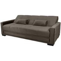 Sofá-Cama 3 Lugares Matrix Grazi Revestido em Veludo - 206cm de largura - 3