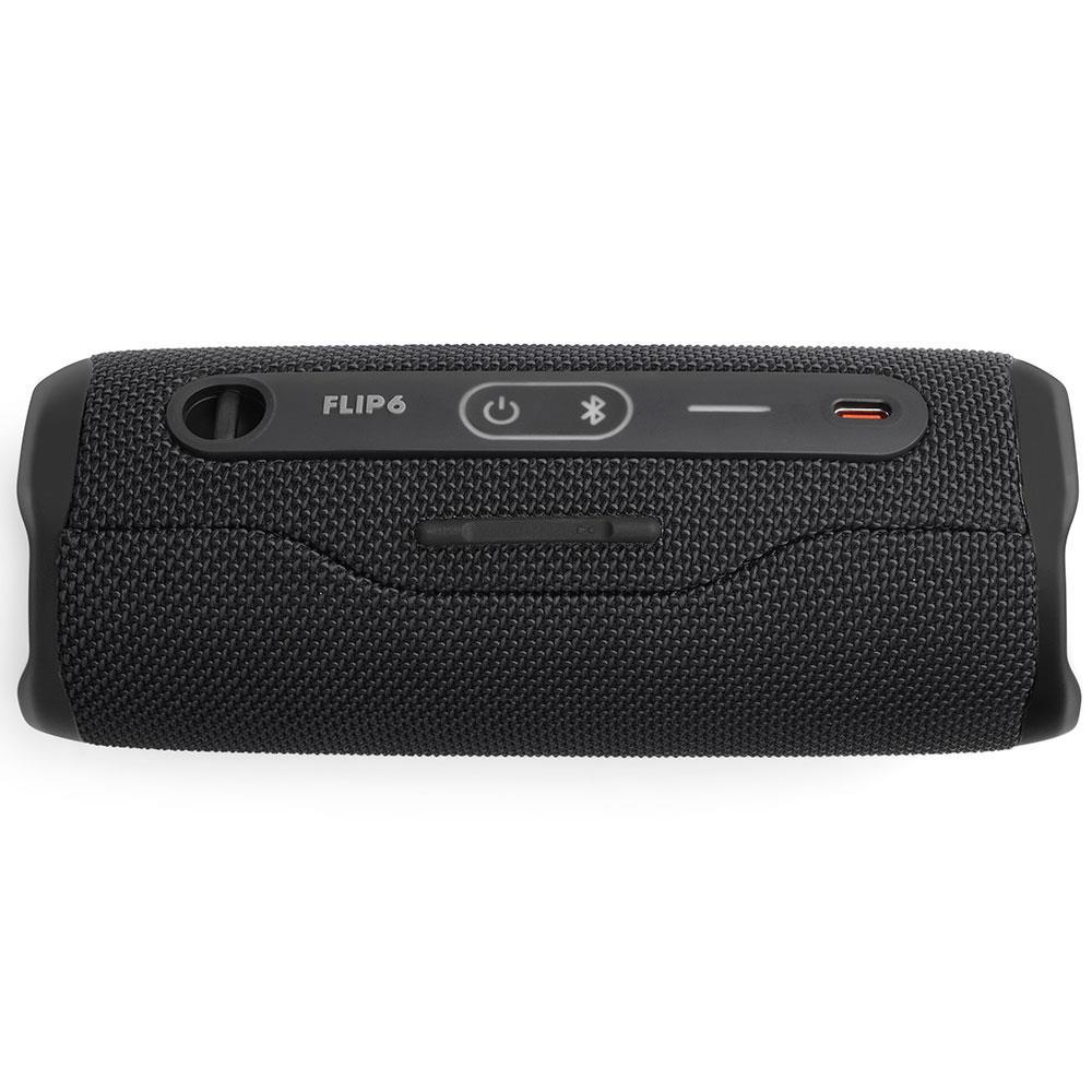 Caixa de Som Portátil JBL Flip 6 com Bluetooth e À Prova D`água – Preto - 3