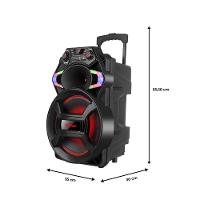 Caixa de Som Amplificada Amvox ACA550 Strondo II Bluetooth, Rádio FM, USB - 550W - 7