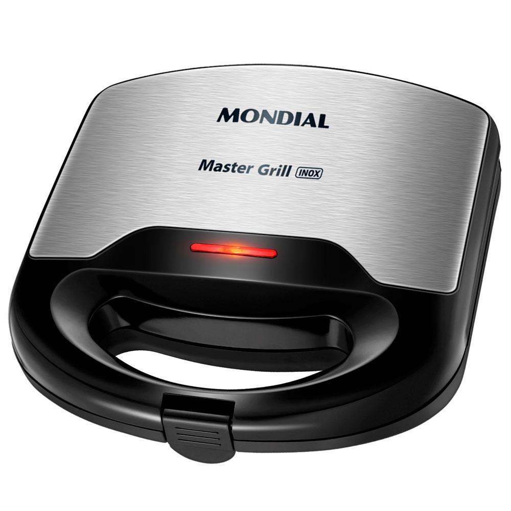 Sanduicheira Mondial Master Grill S-20 - Preto/Inox - 1