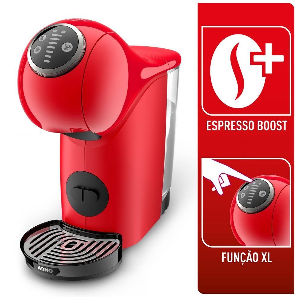 Cafeteira Expresso Arno Dolce Gusto Genio S Plus Multibebidas - Vermelha - 5