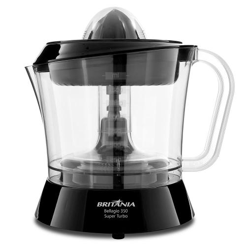 Espremedor de Frutas Britânia Bellagio 350 Super Turbo 35W - Preto