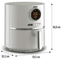 Fritadeira Elétrica Sem Óleo Air Fryer Arno Ultra UFRY 4,2L Digital - Grafite - 6