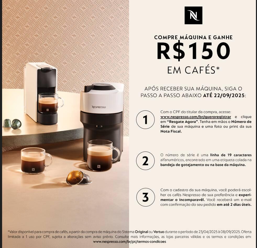 Cafeteira Nespresso Citiz C113 com Kit de Cápsulas Para Degustação – Vermelha - 7