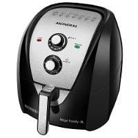 Fritadeira Elétrica Sem Óleo Air Fryer Mondial Mega Family AFN-80-BI 8L Preta/Inox - 8