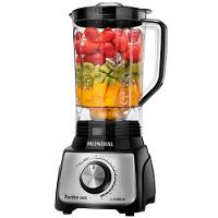 Liquidificador Mondial Turbo L-1100 3L 1100W 12 Velocidades Preto/Inox - 1