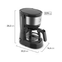 Cafeteira Elétrica Electrolux Efficiente ECM10 15 Xícaras - Preta - 7