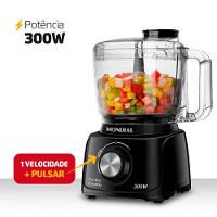 Mini Processador de Alimentos Mondial Turbo Pratic MP-16 300W - Preto - 2