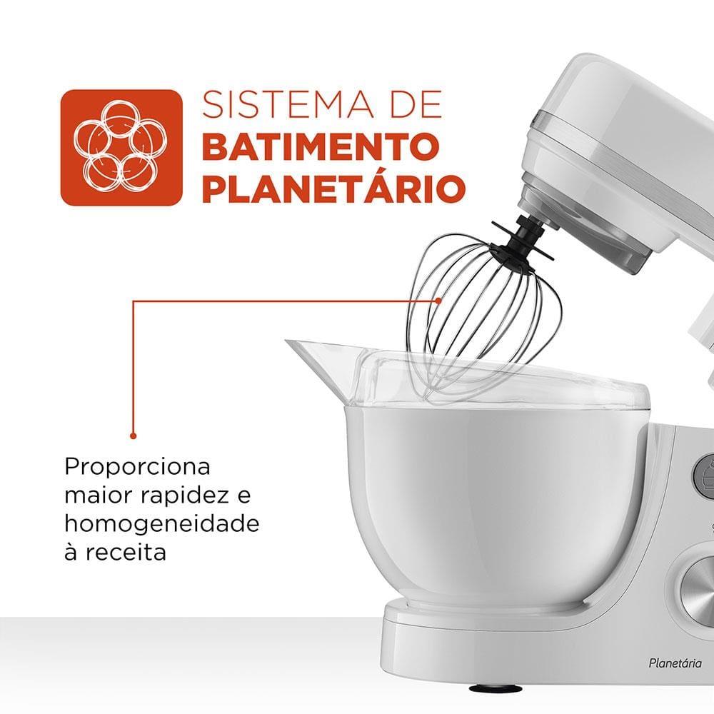 Batedeira Planetária Mondial BP-03W-2B com 12 Velocidades e 700W - Branca - 3