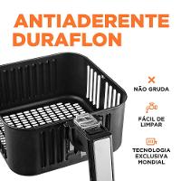 Fritadeira Elétrica Sem Óleo Air Fryer Mondial Family AFN40FB 4L Preta - 5