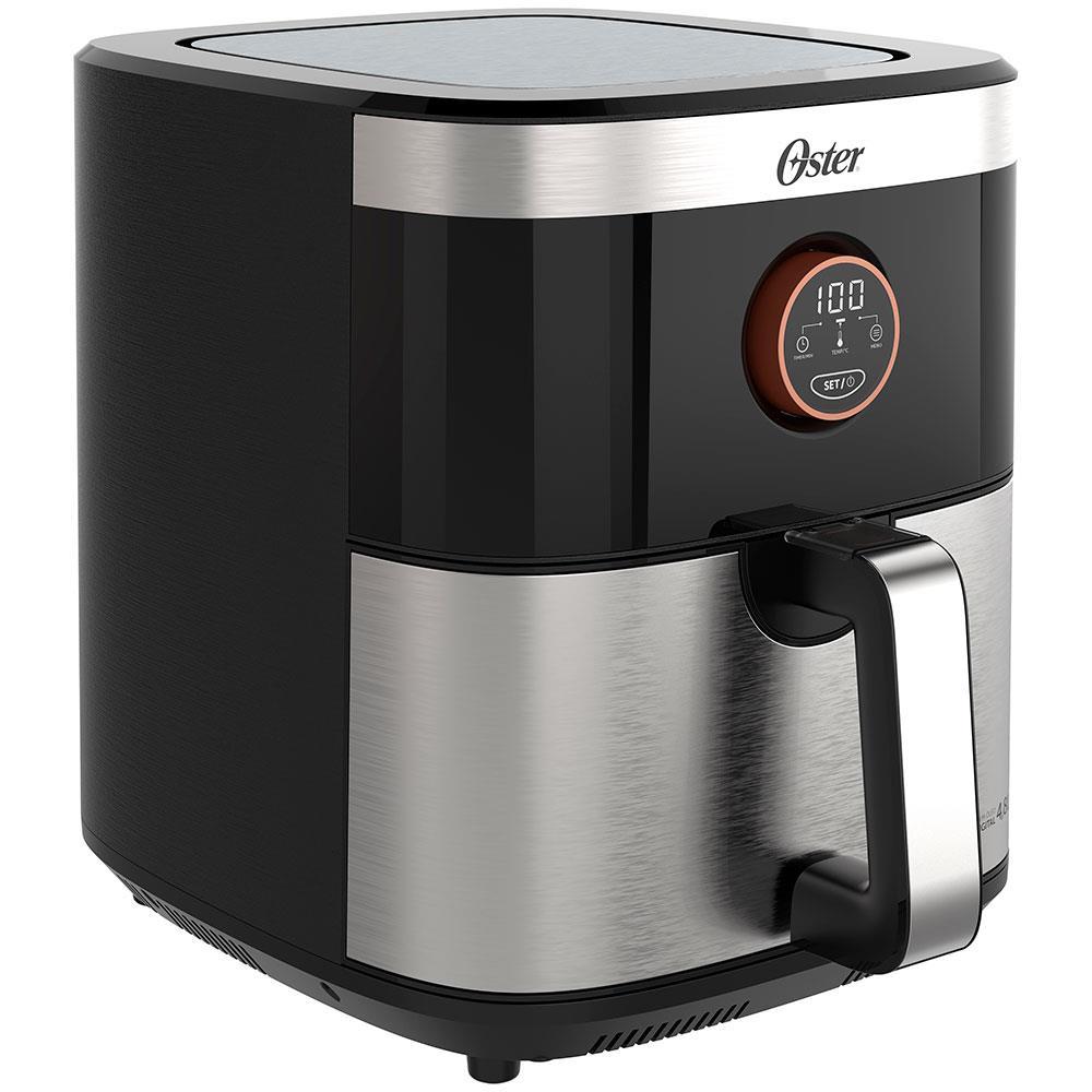 Fritadeira Elétrica Sem Óleo Air Fryer 2 em 1 Oster OFRT660 4,8L com Função Desidratar – Black Inox - 7