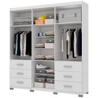 Guarda-Roupa Bartira Santiago com 6 Portas e 6 Gavetas Externas - 209,2cm de Largura - 5