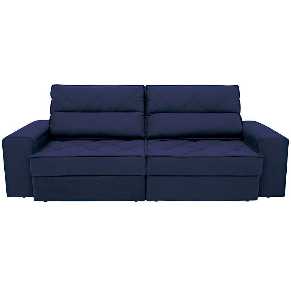 Sofá 4 Lugares Linoforte Fassatti Retrátil e Reclinável Revestido em Tecido Suede com 230cm de Largura - 5