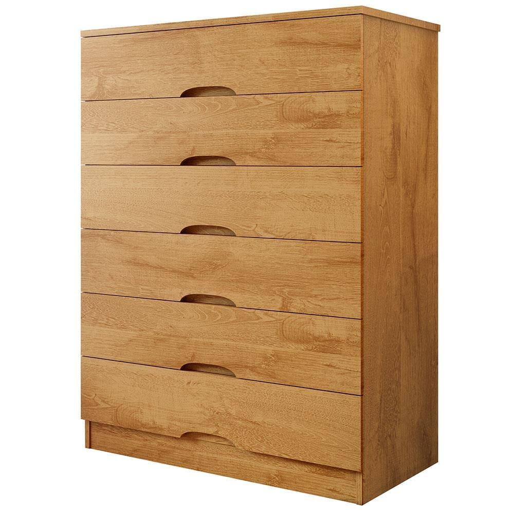 Cômoda Mademarques Hamburgo com 6 Gavetas - 1