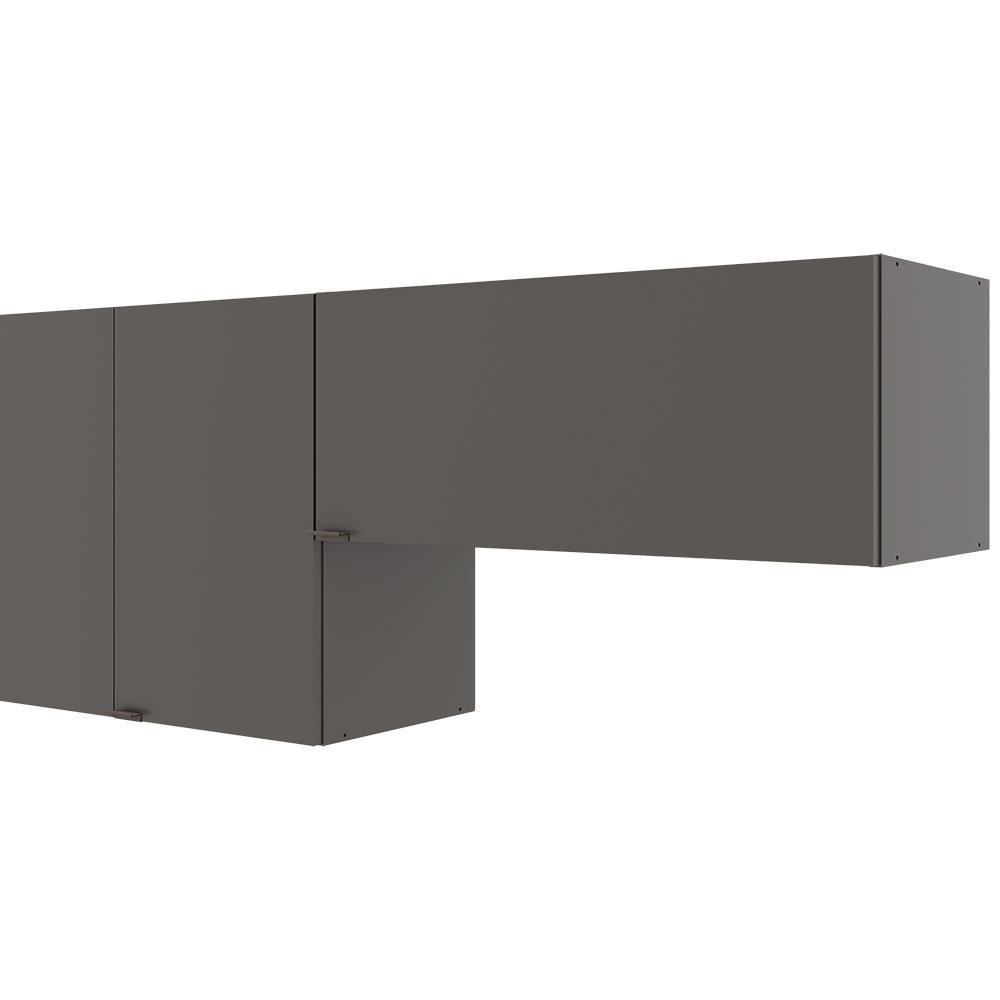 Cozinha Completa Bartira Joy com 11 Portas, 2 Gavetas, 5 Prateleiras e Nicho para Micro-ondas - 244,5cm de largura - 3