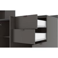 Cozinha Completa Bartira Joy com 11 Portas, 2 Gavetas, 5 Prateleiras e Nicho para Micro-ondas - 244,5cm de largura - 5