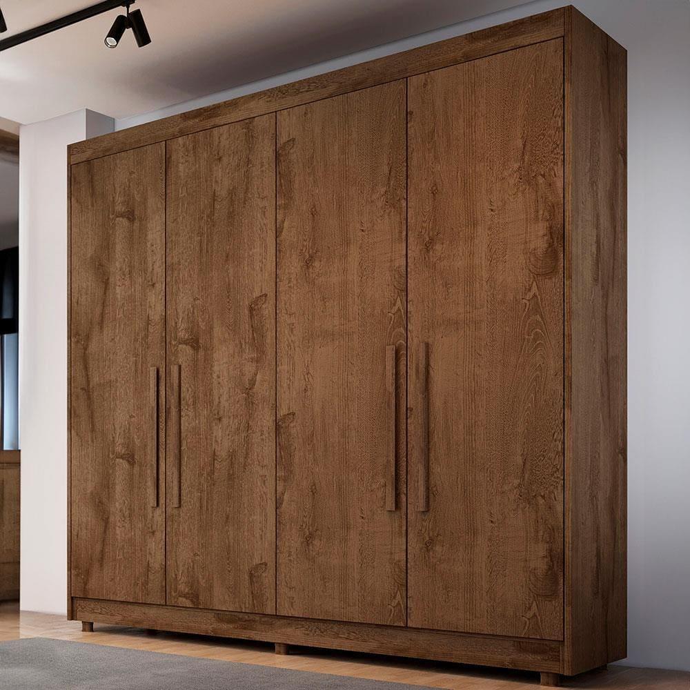 Guarda-Roupa Europa Palermo com 169 cm de Largura, 4 Portas e 3 Gavetas - 1