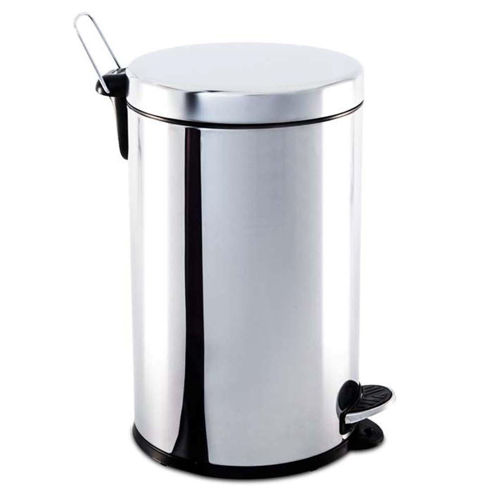 Lixeira Brinox em Aço Inox com Pedal e Cesto Interno Removível - 12L - 1