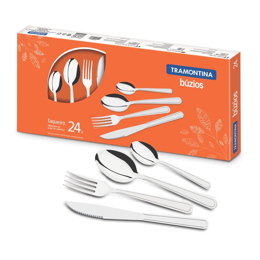 Faqueiro Tramontina Búzios Inox 23799071 - 24 peças - 1