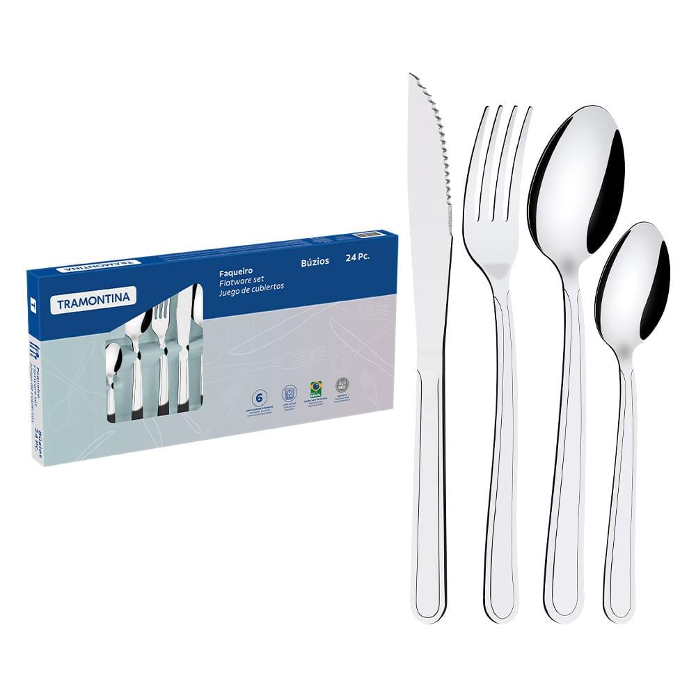 Faqueiro Tramontina Búzios Inox 23799071 - 24 peças - 6