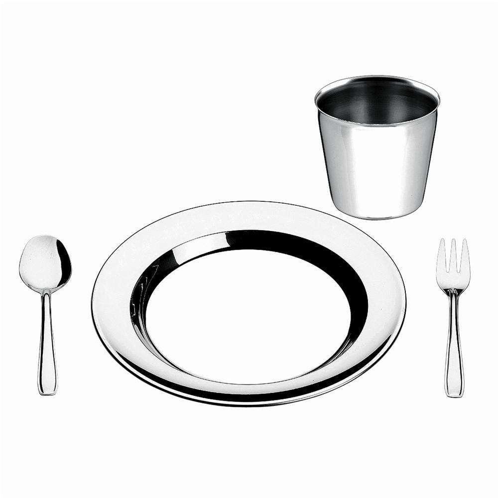 Conjunto Infantil Brinox Puppys 1700/104 em Aço Inox – 4 Peças - 1