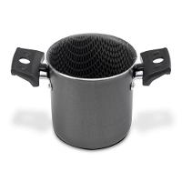 Mini Cuscuzeira Multiflon Antiaderente com Alça TPA Versátil - Cinza - 3