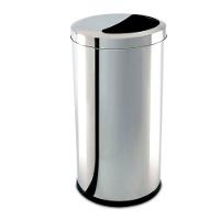 Lixeira Brinox Decorline 3063/205 com Tampa 1/2 Lua Inox - 40,5 L - 1