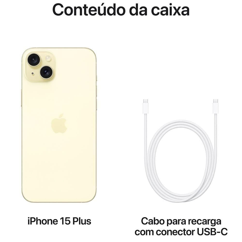 Apple iPhone 15 Plus 128GB - Amarelo - 6