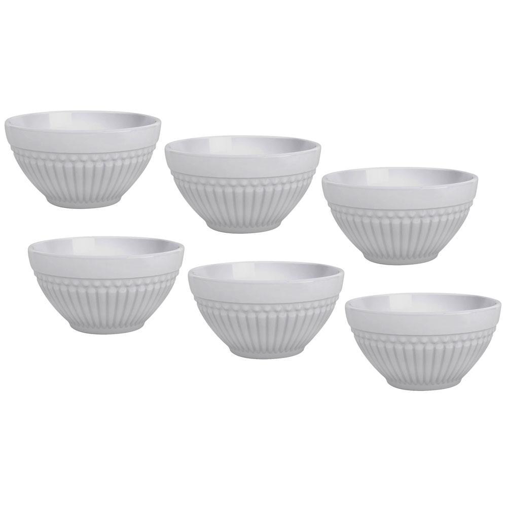 Conjunto de Bowls Porto Brasil Roma em Faiança Feldspática 430 ml – 6 Peças - 1