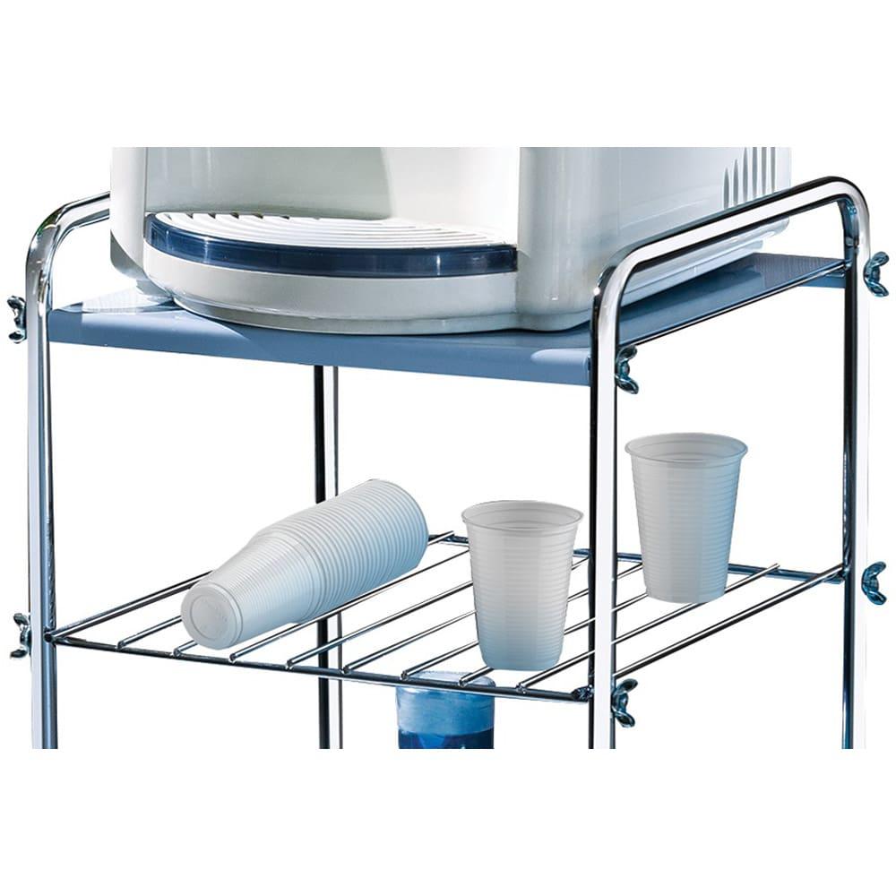 Mesa para Bebedouro Desmontável Utimil CR433 em Aço e Arame Cromado - 3