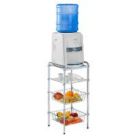 Mesa para Bebedouro Desmontável com Cesto de Frutas Utimil CR436 em Aço e Arame Cromado - 2