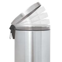 Lixeira Tramontina com Pedal Brasil Plus 94538/505 em Aço Inox – 5 L - 2