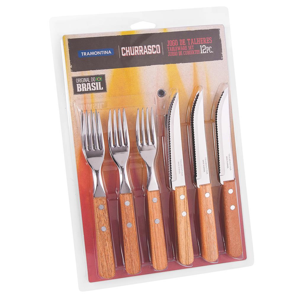 Jogo de Talheres para Churrasco Tramontina 22399030 - 12 Peças - 1