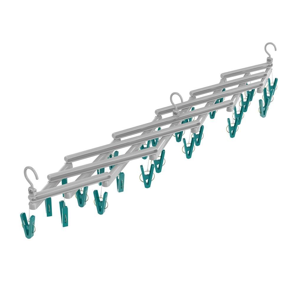 Mini Varal Extensível FlashLimp LAV3802 com 29 Prendedores em Plástico - 2