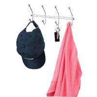 Cabideiro Social em Aço cromado Utimil com 4 Ganchos – 28 cm - 1