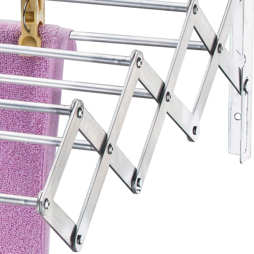 Varal de Parede Sanfona Utimil em Alumínio 80 cm - 3