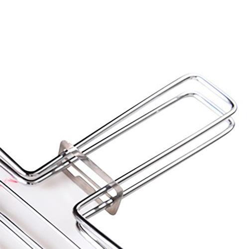 Grelha Dupla para Peixe Utimil Grande em Aço Cromado - 3