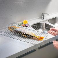 Grelha Dupla para Peixe Utimil Média em Aço Cromado - 3