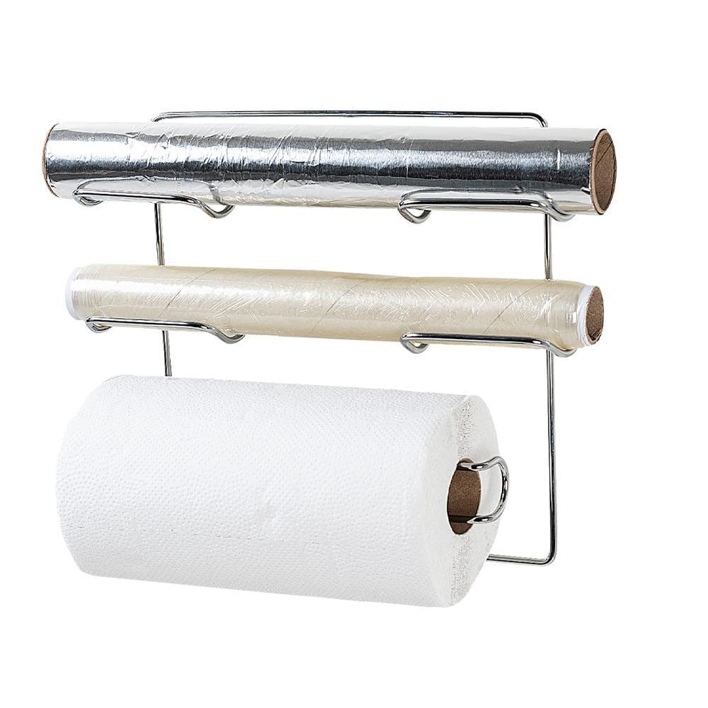 Suporte para Rolos Utimil Compact em Aço Cromado - 3