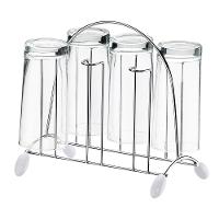 Suporte para 6 Copos Utimil em Aço Cromado - 1