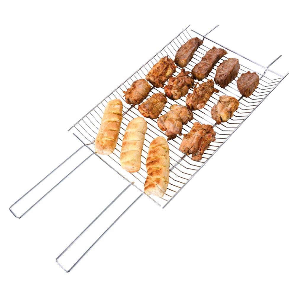 Grelha Simples para Carne Utimil Grande em Aço Cromado - 3