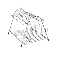 Escorredor de Louças para 10 Pratos Utimil em Aço Cromado - 2