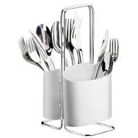 Porta Talheres Utimil CR421 em Aço Cromado e Polietileno - 1